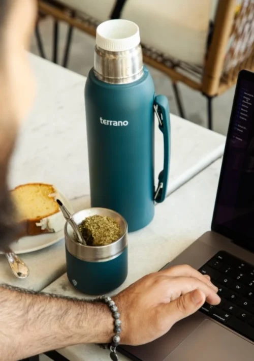 Set Acero 1LT. Mate Folkie - Petróleo