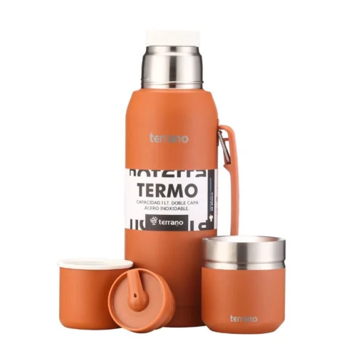 Set Acero 1LT. Mate Folkie - Terracota