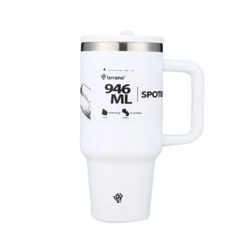 SpotieCup Con Pico - 946ml. - Blanco