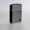 Encendedor Zippo Armor High Polish Black Flame Design 46402 - vista 2