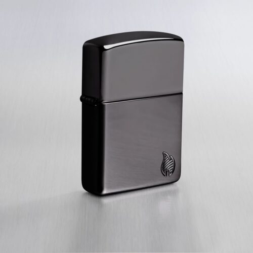 Encendedor Zippo Armor High Polish Black Flame Design 46402 - vista 2