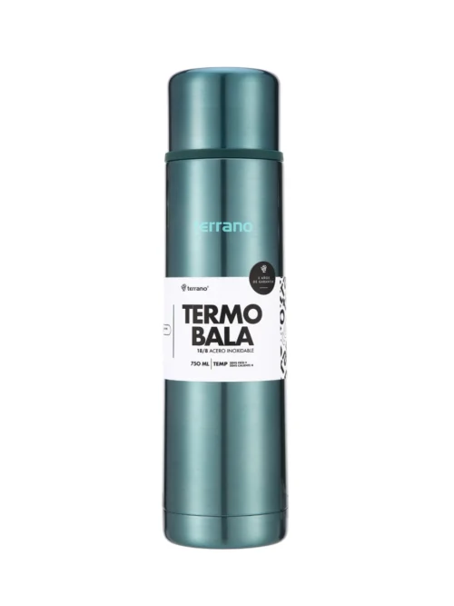Termo Bala 750ML Metalizado - Verde