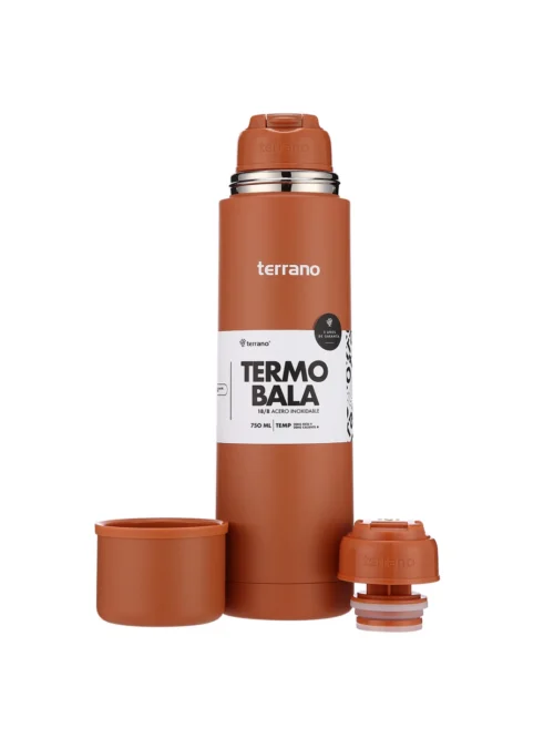 Termo Bala 750ML. - Terracota