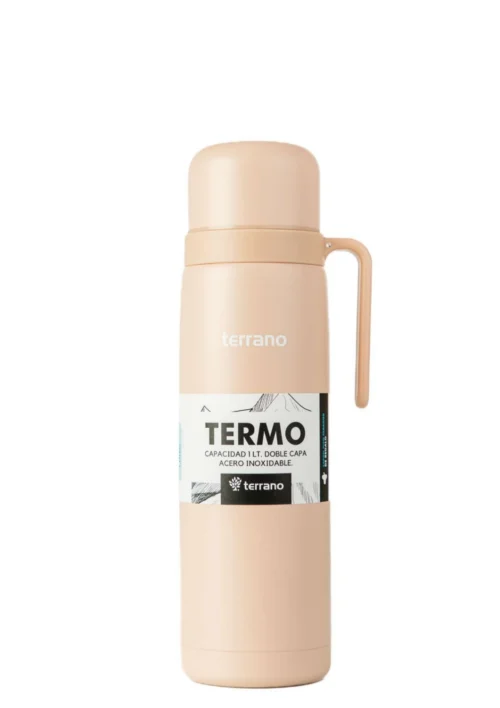 Termo con Manija Rígida Color - Rosa