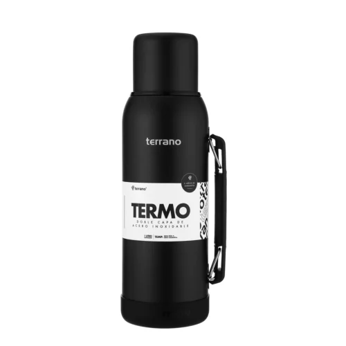 Termo Premium 1lt. Con base de Silicona - Negro Opaco