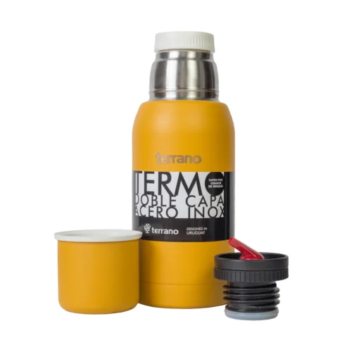 Termo Premium 750mL. - Mostaza