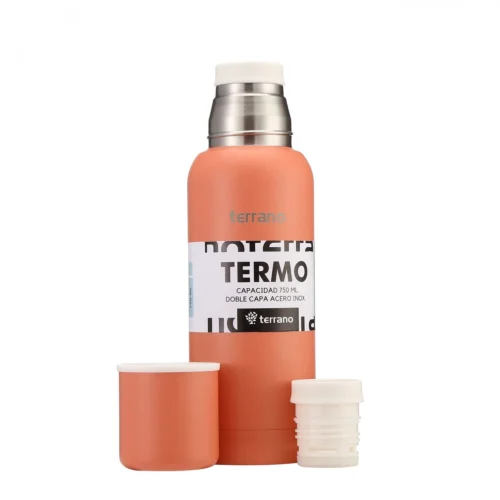 Termo Premium Slim 750ML. - Coral