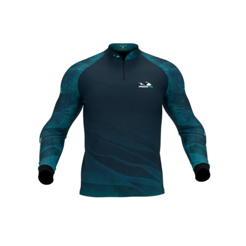Camiseta Presa Viva Tucunare Azul