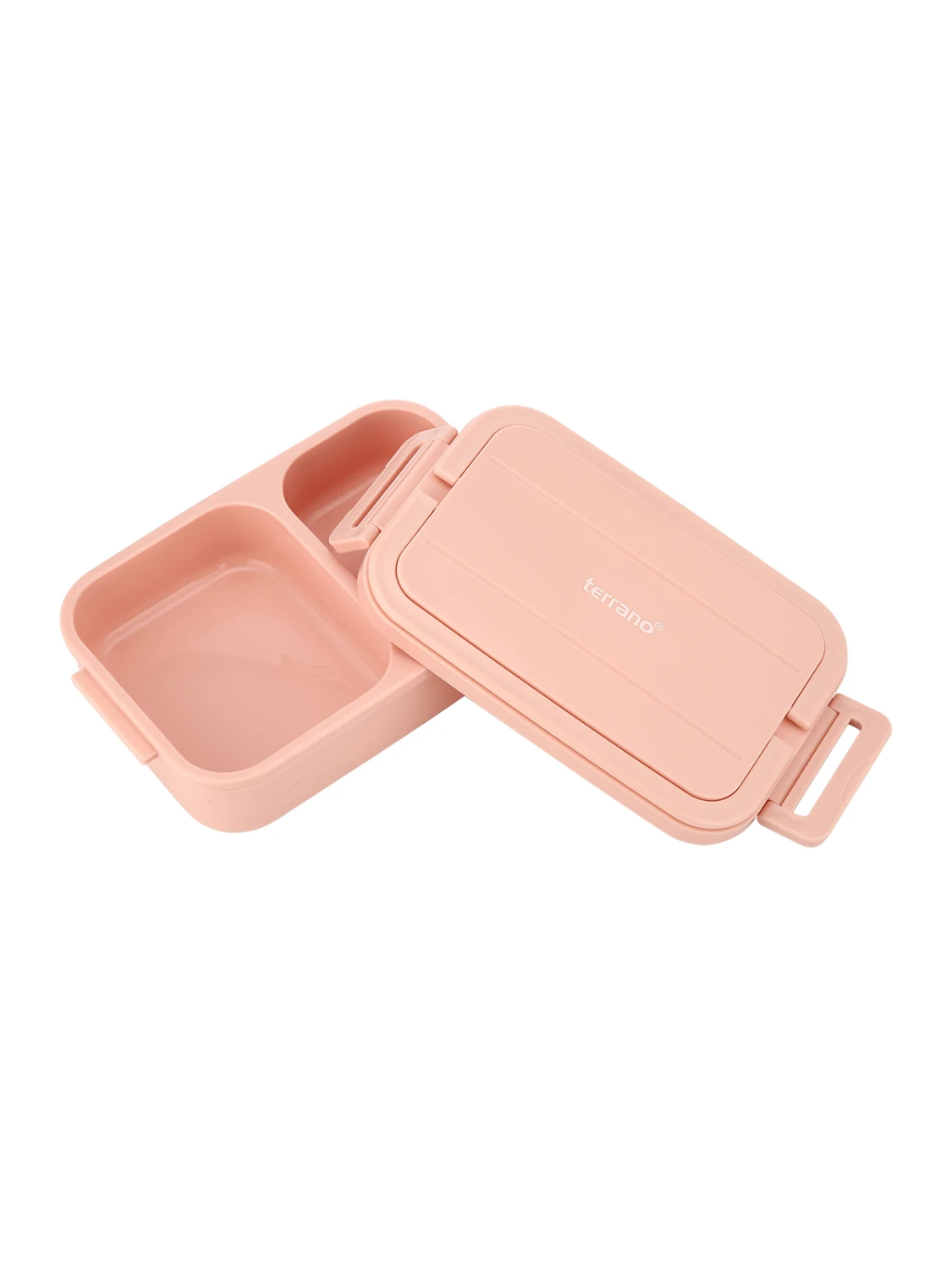 Tupper Pickbox con Asa + Cubiertos - Rosado 3 Tupper Pickbox con Asa + Cubiertos - Rosado - Imagen 3