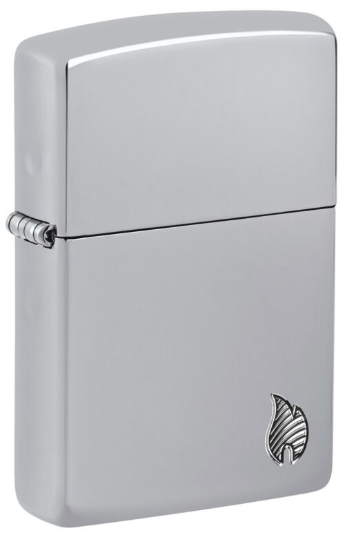 Encendedor Zippo Armor Chrome Flame Design 46396