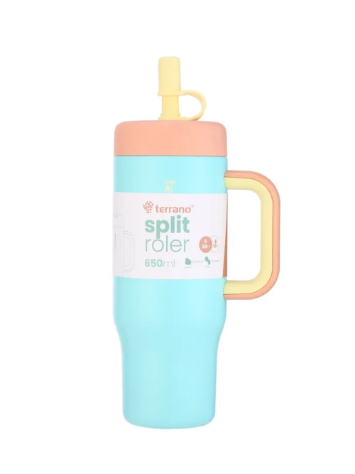VASO SPLIT ROLER 650ML. - Celeste
