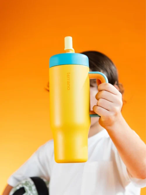 VASO SPLIT ROLER 650ML. - Mostaza