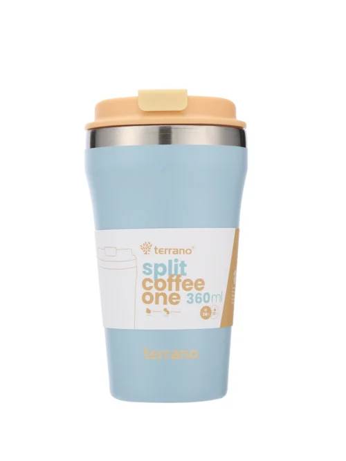 Vaso Térmico Café Split 360mL. - Turquesa
