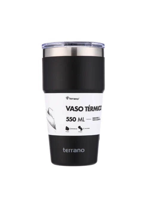 Vaso Térmico No Drops - Negro