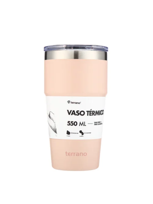 Vaso Térmico No Drops - Rosado