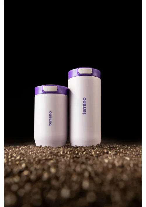 Vaso Térmico Push&Drink 500mL. - Lila