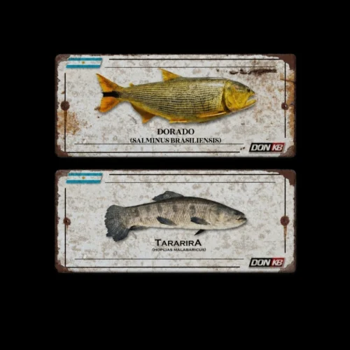 Chapa Decorativa de Pesca Don KB